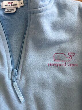 Vineyard Vines Sweatshirt Womens S‎ Blue Long Sleeve Logo Whale Logo